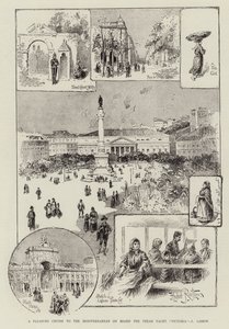 Une croisière de plaisance en Méditerranée à bord du yacht à vapeur Victoria, I, Lisbonne - Herbert Railton